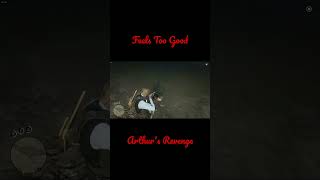Arthur's Revenge on Micah! #ytshorts #redeadredemption #arthurmorgan #micahbell
