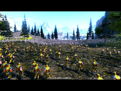 Ancient Greece Medieval Army Vs WOLVERINE - Ultimate Epic Battle Simulator UEBS
