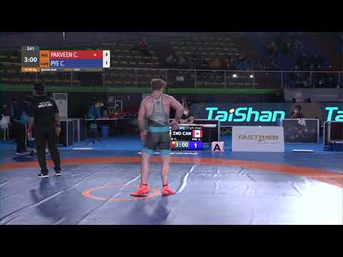 1/4 FS - 86 kg: C. PARVEEN (IND) v. C. PYE (CAN)