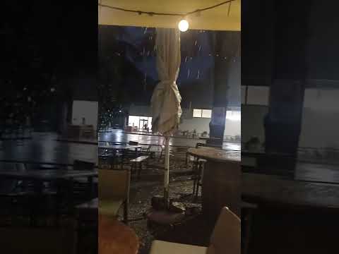 il temporale di ferragosto a Firenze