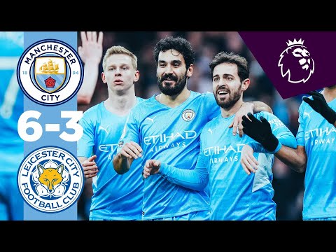 HIGHLIGHTS | Man City 6-3 Leicester | De Bruyne, Mahrez, Gündogan, Sterling & Laporte goals!