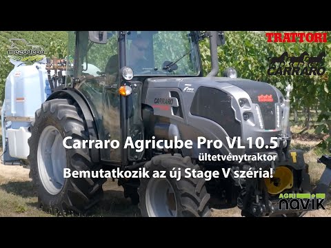 CARRARO AGRICUBE PRO VIGNETO LARGO 10.5 ültetvénytraktor HATALMAS KÉSZLET AKCIÓ