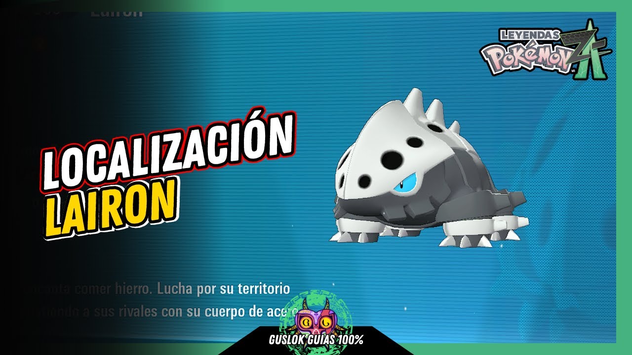 UBICACIÓN de LAIRON | GUÍA 100% | 💯Leyendas Pokemon: Z-A🏆 UBICACIÓN de LAIRON | GUÍA 100% | 💯Leyendas Pokemon: Z-A🏆