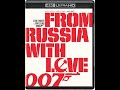 Closing To From Russia With Love UK 4K UHD Blu Ray 2025