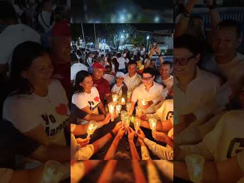 pueblo realiza vigilia por el pronto regreso del Presidente Nicolás Maduro y  Cilia Flores