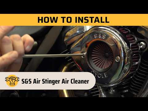 S&S Cycle Teardrop Air Stinger Air Cleaner Kit For Harley Twin Cam
