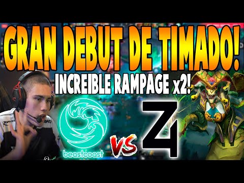 BEASTCOAST vs 4 ZOOMERS [BO2] - Gran Debut de Timado + Rampage x2! - BTS Pro Series Season 3 DOTA 2