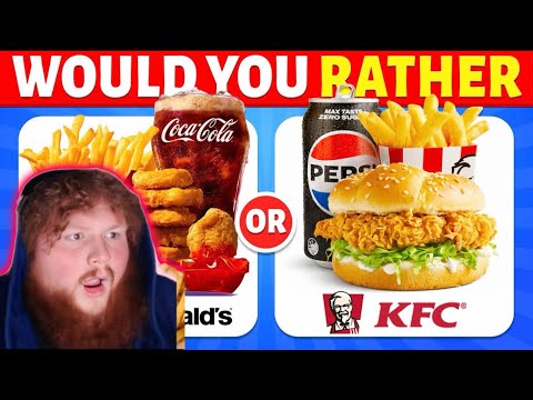 CaseOh Reacts to Quiz Would You Rather? Snacks & Junk Food Edition