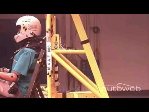 Autoweb.cz: HANS vs Non-HANS Crash Test