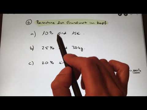 Prozentrechnung - Grundlagen