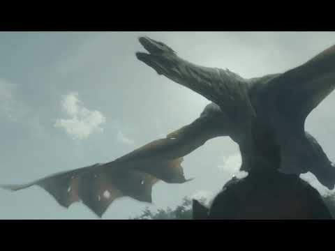 Vhagar Enters the Battle | Siege of Rooks Rest #houseofthedragonseason2 #vhagar #aemond #dragonfight