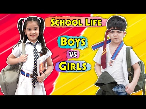 School Life Boys vs Girls | Ridhu Pidhu