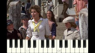 piano tutorial &quot;THERE&#39;S ROOM FOR EVERYONE&quot; from Pete&#39;s Dragon, Disney, 1977, free sheeet music (pdf)