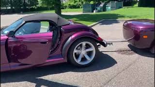 1997 Plymouth Prowler with Trailer Walk Around