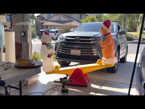 Dourov seesaw teeter totter Christmas 2021 (white button and picoboo controller)