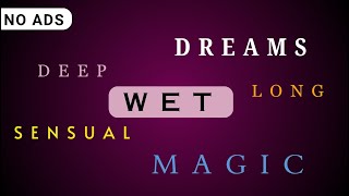Wet Lucid Dreams + Black Screen Magic | 10 hrs Binaurals for Sleep | No ads | Relax Mantra
