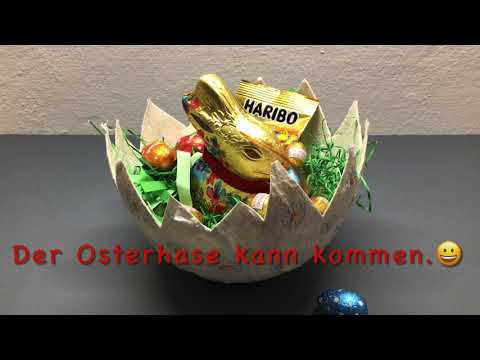 So fertigst du ein Osternest - nur aus Toilettenpapier und Wasser!