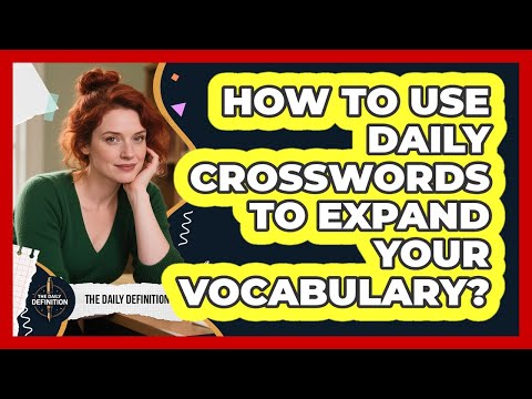 Daily Dictionary Crossword