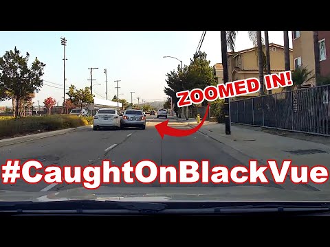 Dash Cam Catches Sideswipe Accident #CaughtOnBlackVue