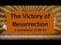 January 25, 2023 - The Victory Of Resurrection