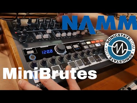 NAMM 2018 Arturia MiniBrute 2 With Sebastien