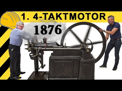 INCREDIBLE! 1st Otto 4-stroke engine from 1876 - COLD START | DEUTZ Museum!