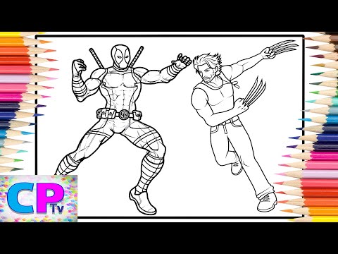 Deadpool vs Wolverine/Copic Markers/@coloringpagestv/Ariis - From The Top [NCS Release]