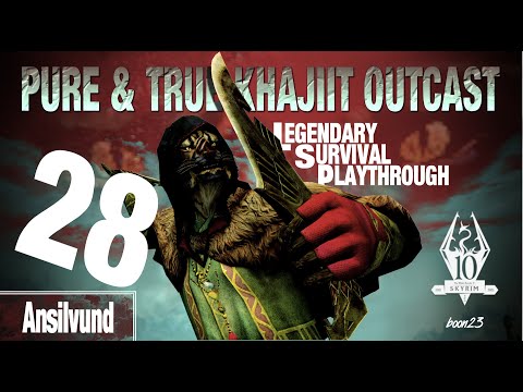 Pure & True Khajiit Outcast Build (28) Ansilvund - Skyrim AE Legendary Survival