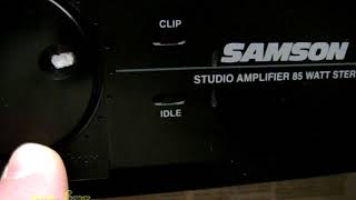 Video thumbnail for SAMSON SERVO-170 усилитель by Mixa007Master