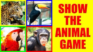 Show me the RAINFOREST ANIMAL Game for Kids - Where is the animal?