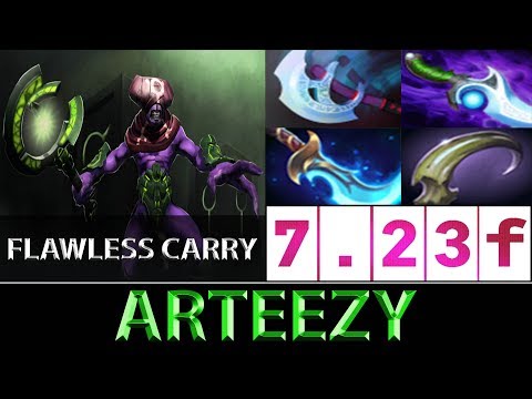 Arteezy [Faceless Void] Flawless Carry EU Ranked ► Dota 2 7.23f