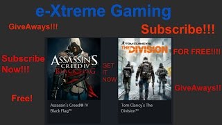 GiveAway|The Division & AC4 Black Flag || Uplay Accounts || e-Xtreme Gaming