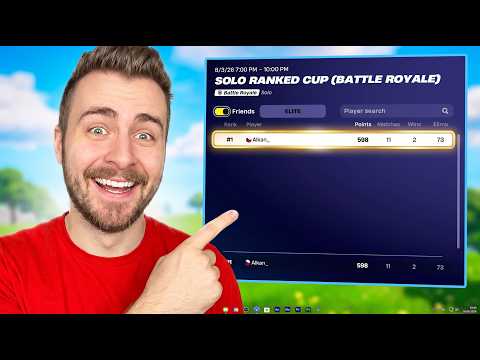 VYHRÁL JSEM SOLO RANKED CUP!!