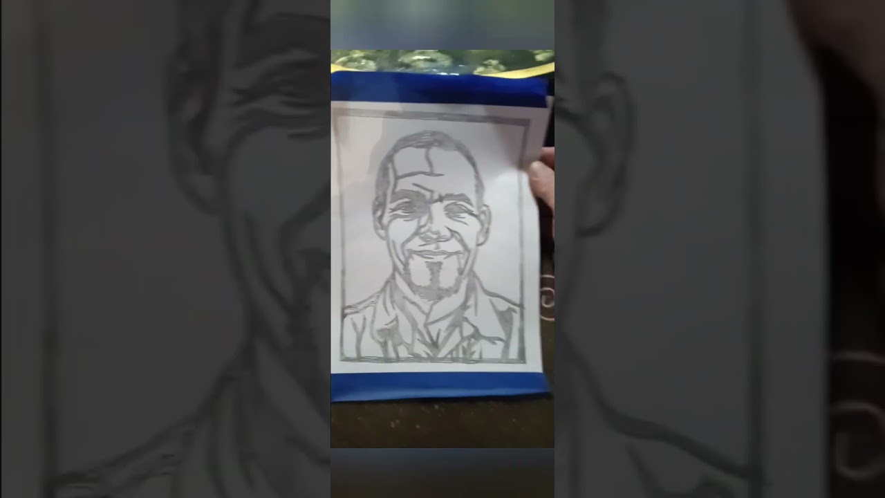 Diy scroll saw self portrait 