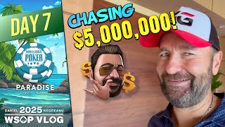 CHASING $5,000,000 in the TRITON MAIN EVENT! - 2025 WSOP Paradise VLOG Day 7