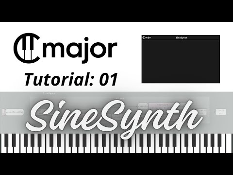 Cmajor Tutorial Part 1: Building a Sine Synth from Scratch.
