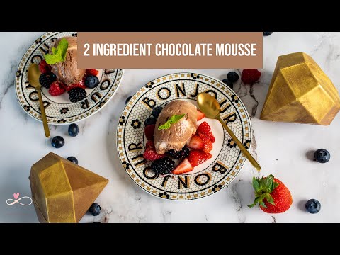 2 Ingredient Chocolate Mousse Recipe || Celebrating 100K With Chocolate Mousse || Infinity Platter