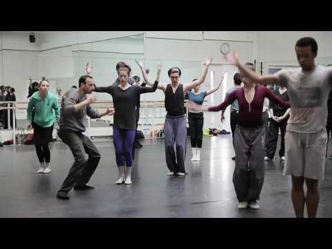 Hofesh Shechter rehearses his debut