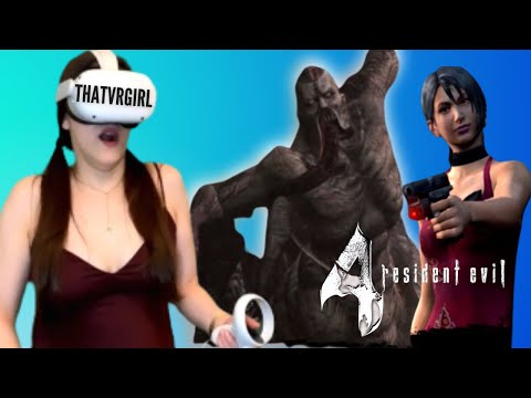 "IT" U-3 BOSS FIGHT! Krauser & Ada Encounter, Resident Evil 4 VR Gameplay#15