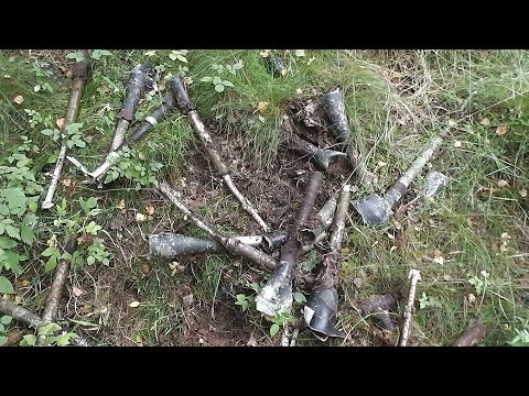 Panzerfäuste im deutschen Wald !!!  ( RPG der Russen als Hinterlassenschaft )
