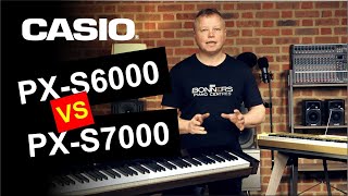 Video thumbnail for Casio PX-S6000 vs PX-S7000 - The differences explained by Bonners Pianos & Keyboards
