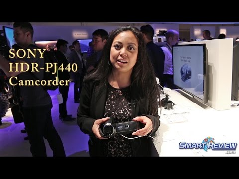 CES 2015 | Sony Handycam HDR-PJ440 Projector Camcorder | WiFi | PJ440/B | SmartReview.com