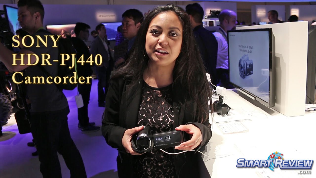 CES 2015 | Sony Handycam HDR-PJ440 Projector Camcorder | WiFi | SmartReview.com