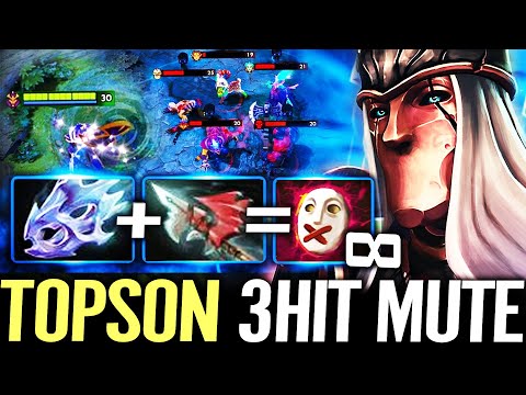 🔥 TOPSON Silencer MID 3 HIT 1.75 SEC MUTE — Moonshard + Hurricane Pike MIDAS MAX AS Dota 2 Pro