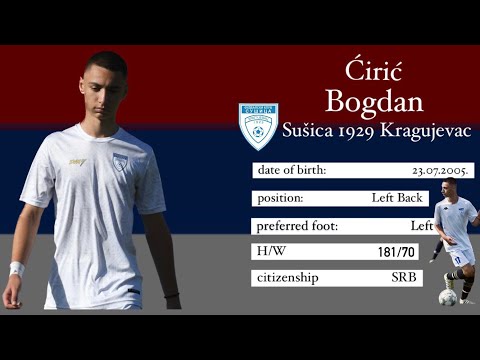 ĆIRIĆ BOGDAN [FK SUŠICA 1929] | HIGHLIGHTS |