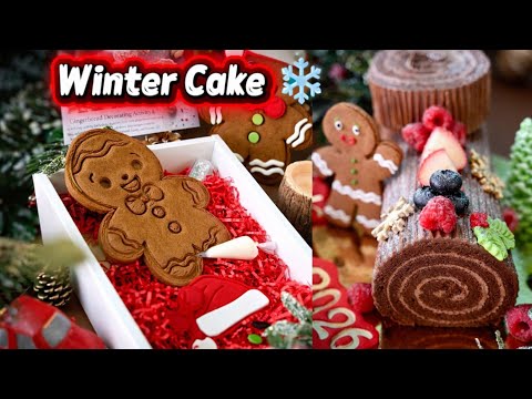 Winter Magic Cake 🎂 | Perfect Cake for Cold Weather #winter #cake 
