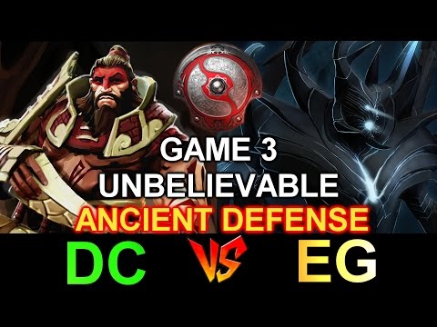 DC vs EG - TI6 Main Event [GAME 3]Unbelievable Epic Game! Ancient Defense