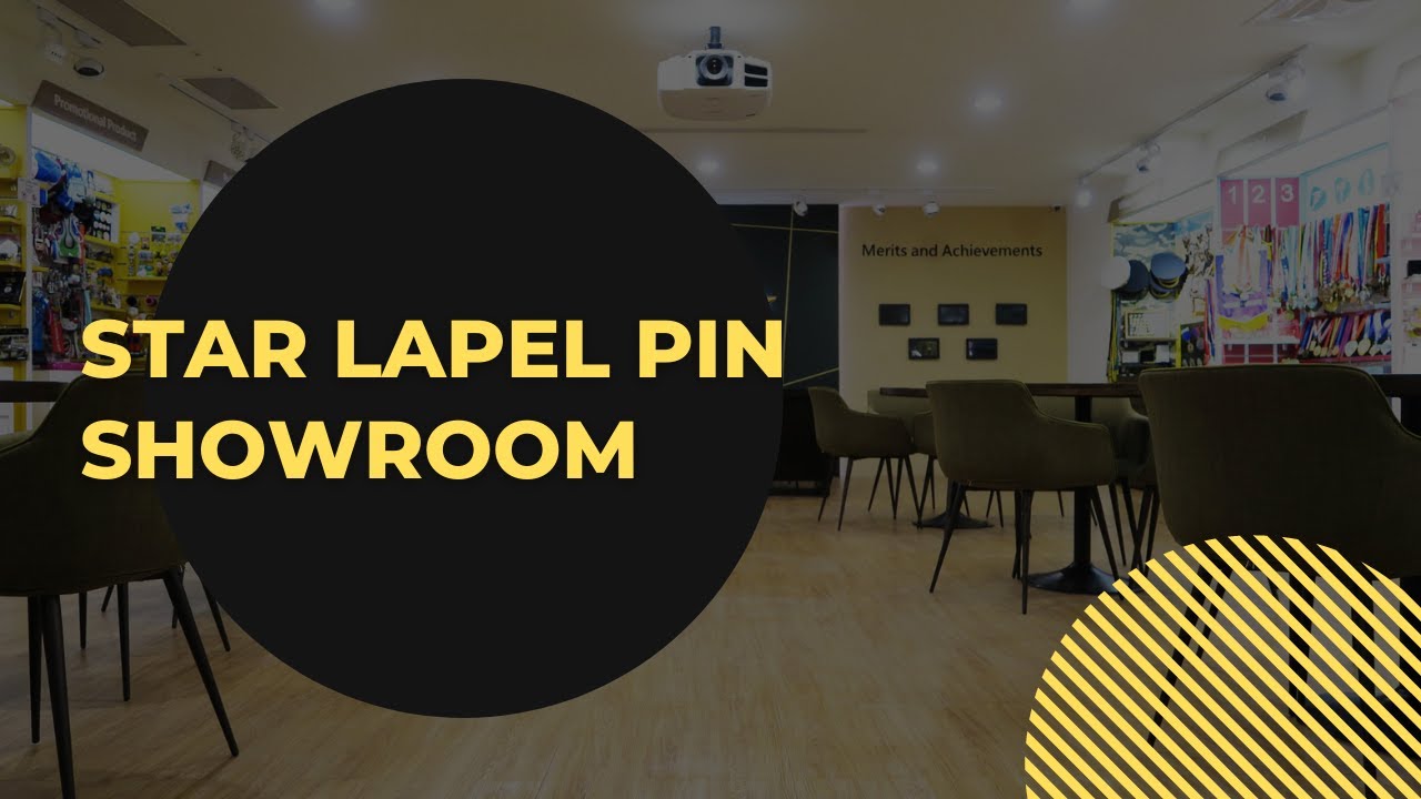Star Lapel Pin Showroom