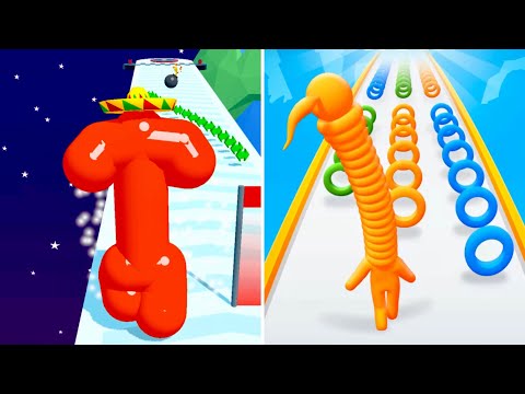 Tall Man Run Vs Long Neck Run 🛑🔴All Levels Max Big New Update Walkthrough Android iOS Gameplay