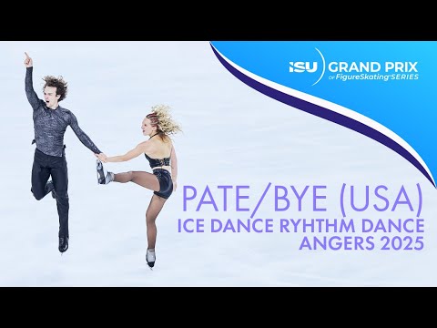 Eva PATE / Logan BYE | Ice Dance Rhythm Dance | Angers 2025 | #GPFigure